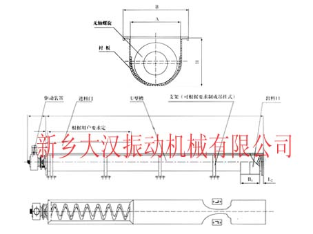 無（wú）軸螺旋輸送機
