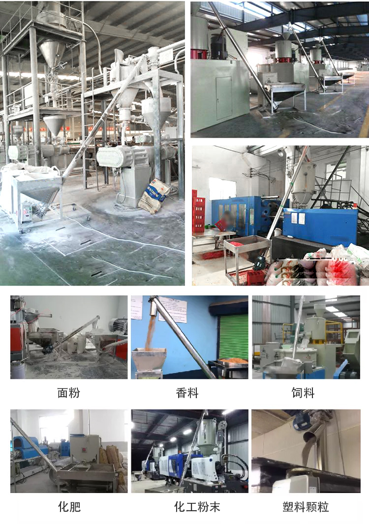 傾斜螺旋輸送（sòng）機適用範（fàn）圍（wéi）：建材行業，化（huà）工行業，電力行業，煤炭行業，食品（pǐn）行業，造紙行業等