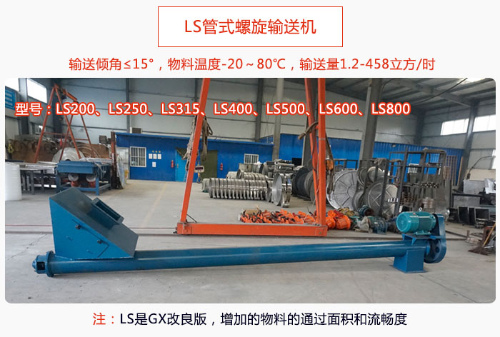 ls管式螺旋輸送機（jī）產品介紹