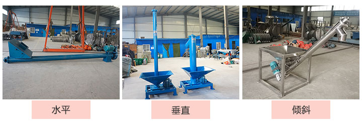 不同的輸送場（chǎng）所選用的螺（luó）旋輸送機（jī）布置（zhì）形式不同